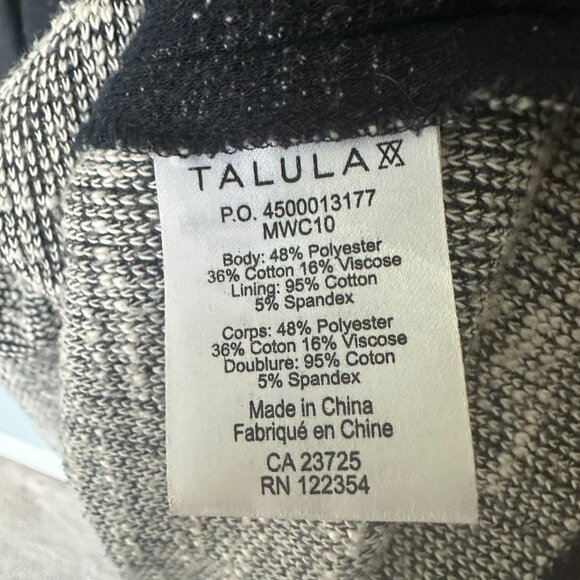 Aritzia Talula Skater Dress Charcoal Gray - Picture 4 of 5